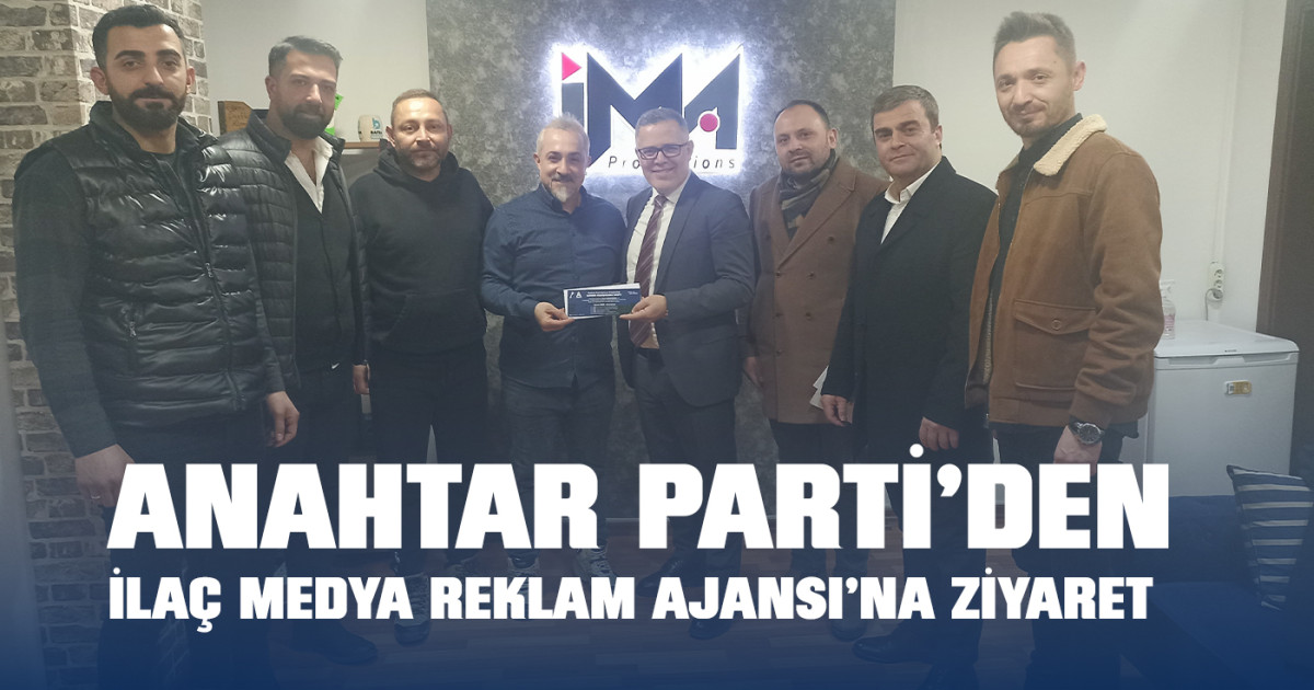 Anahtar Parti Bafra İlçe Yönetimi İlaç Medya Reklam Ajansı'nı Ziyaret Etti