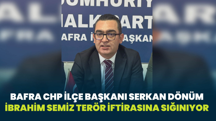 CHP Bafra İlçe Başkanı Serkan Dönümden Basın Açıklaması