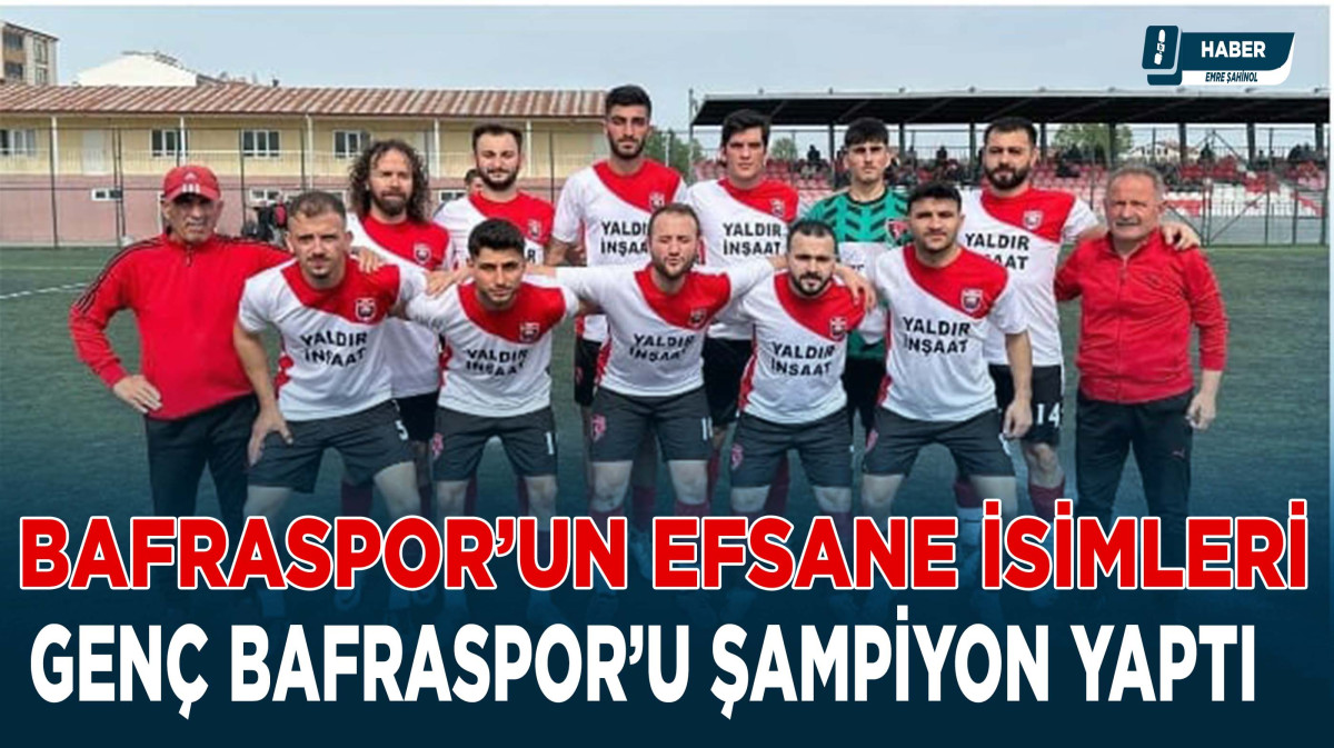 Es Kardeşler Genç Bafraspor'u şampiyon yaptı