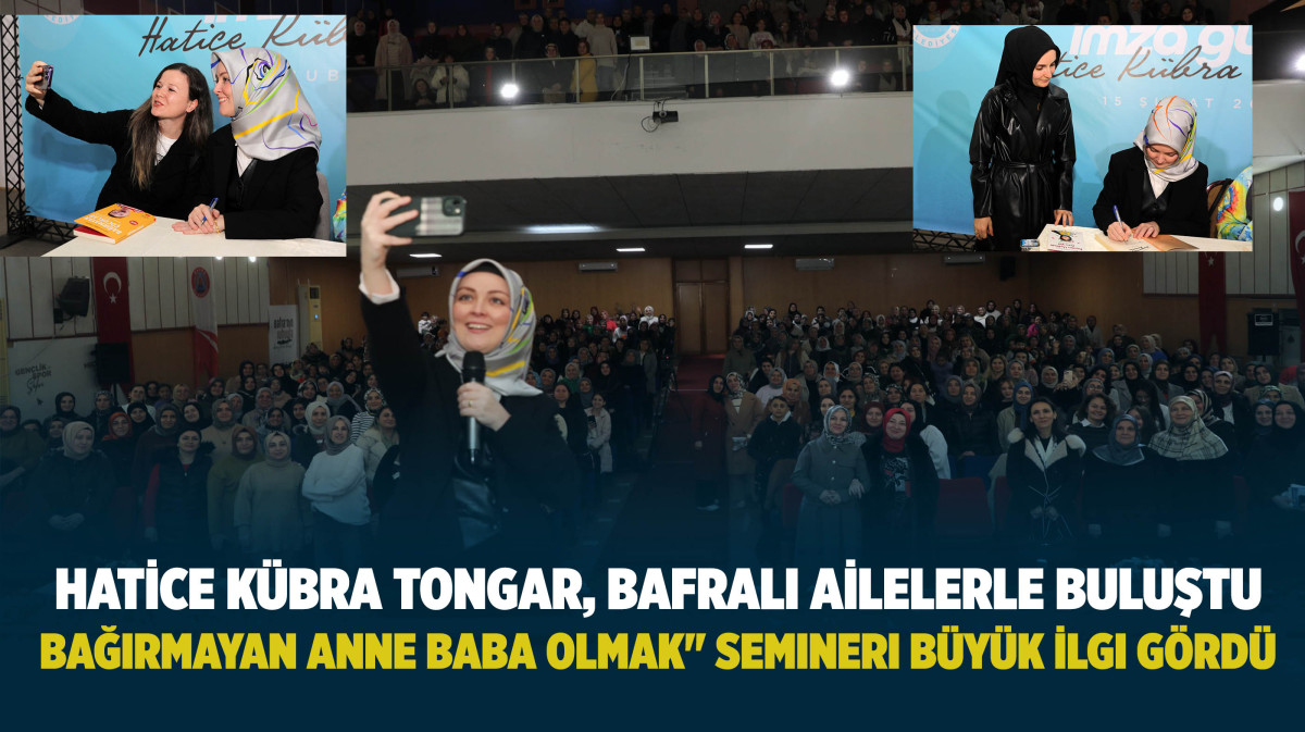 Hatice Kübra Tongar'dan Seminer