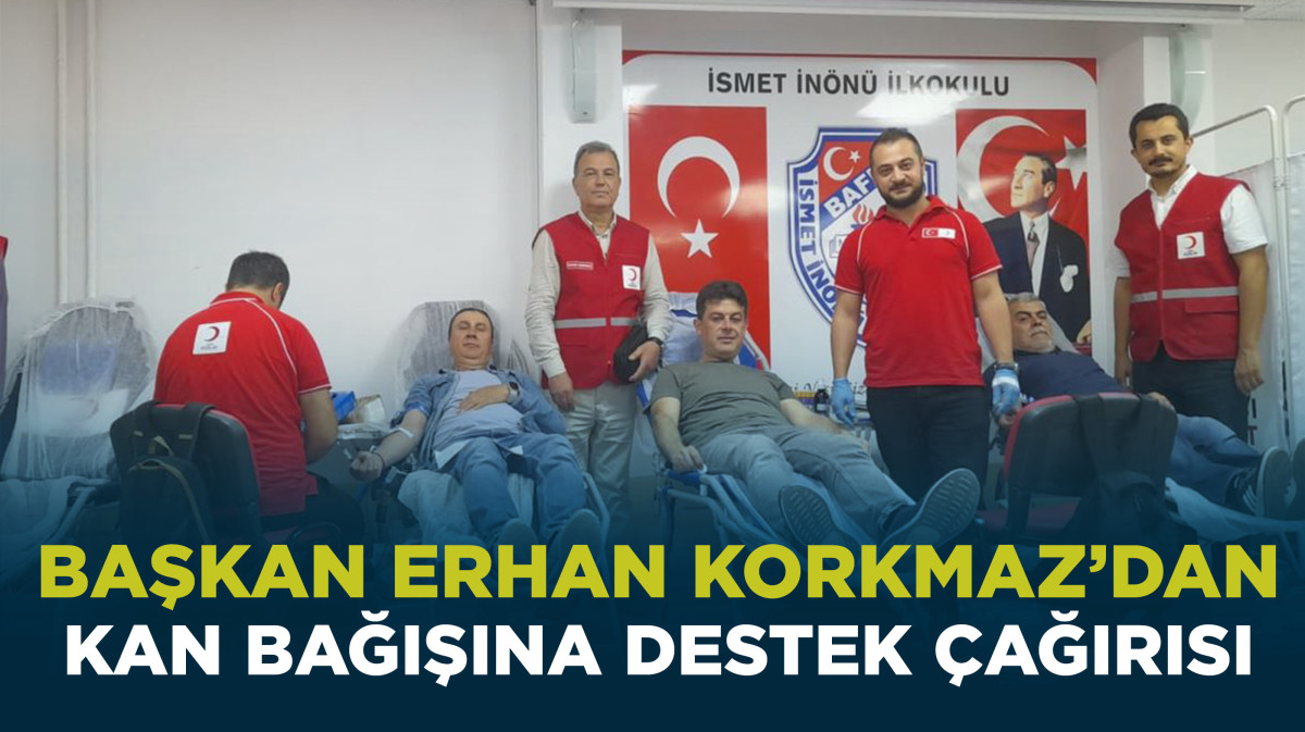 Türk Kızılay'dan Bafra'da Mobil Kan Bağışı Hizmeti